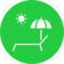 Sun Bath Relax Icon
