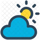 Weather Cloud Sun Icon