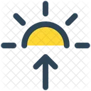 Weather Sun Horizon Icon