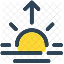 Weather Sun Horizon Icon