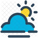 Weather Cloud Sun Icon