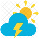 Weather Cloud Sun Icon