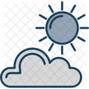 Sun Weather Cloud Icon