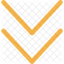 Swipe Down Chevron Down Icon