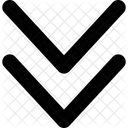 Swipe Down Chevron Down Icon