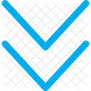 Swipe Down Chevron Down Icon