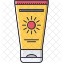 Sun Lotion Cream Icon