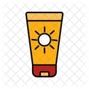 Sun Lotion Sunscreen Sun Cream Icon