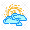 Peeking Through Clouds Icon