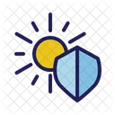 Sun Protection Skin Health Uv Shield Icon