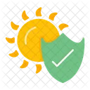Summer Sunscreen Protection Icon