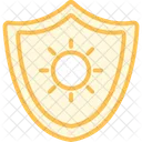 Sun Protection Duotone Line Icon Icon