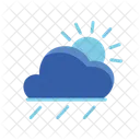Sun Rainy Weather Cloud Icon