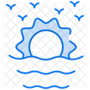 Sun set  Icon