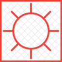 Sun square motif  Icon