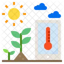 Plants Sun Temperature Icon