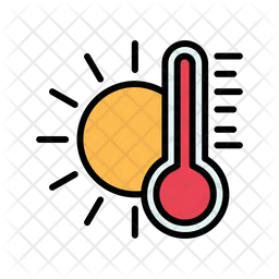 Sun Temperature  Icon