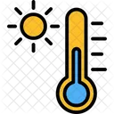 Sun temperature  Icon