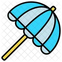 Sun Umbrella Summer Beach Icon