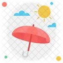 Sun Umbrella Outdoor Umbrella Beach Umbrella Icon