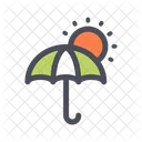 Sun Umbrella Umbrella Beach Umbrella Icon