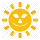 Summer Weather Emoticon Icon