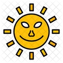Summer Weather Emoticon Icon