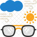 Sun With Sunglasses Sunny Weather Sun Protection Icon
