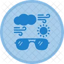 Sun With Sunglasses Sunny Weather Sun Protection Icon
