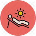 Sunbathe Tanning Sun Icon