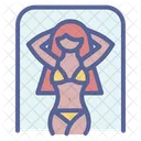 Swimming Bikini Holiday Icon