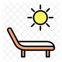Sunbed Bed Rest Icon
