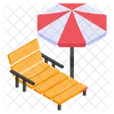 Beach Seaside Umbrella Icon