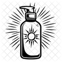 Sunblock Sunscreen Lotion Icon