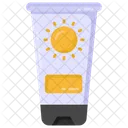 Suntan Lotion Sunblock Sunscreen Icon