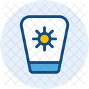 Sunblock Cream Icon