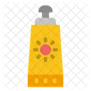 Beach Sunblock Sunscreen Icon
