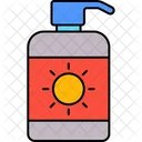 Sunscreen Lotion Cream Icon