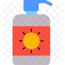 Sunscreen Lotion Cream Icon