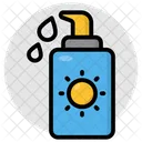 Sunblock Sunscreen Makeup Accessory Icon