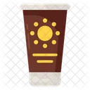 Skin Lotion Sunblock Sunblock Cream Icon
