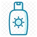 Sunblock Summer Sunscreen Icon