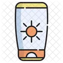 Sunblock Summer Cream Icon