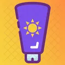 Skin Lotion Sunblock Sunblock Cream Icon