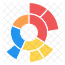 Sunburst Diagramm Sunburst Graph Sunburst Analyse Symbol