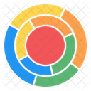 Sunburst Diagramm Sunburst Graph Sunburst Analyse Symbol