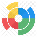 Sunburst Diagramm Sunburst Graph Sunburst Analyse Symbol