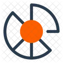 Sunburst Diagramm Hierarchie Ebenen Symbol