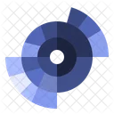 Sunburst Diagramm Kreis Symbol