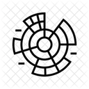 Sunburst-Diagramm  Symbol